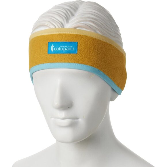 NEW Cotopaxi Unisex Teca Fleece Headband in Amber 925 1s1 - Picture 2 of 3